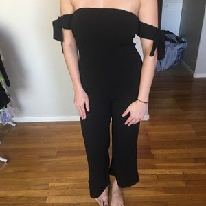 Black jump suit